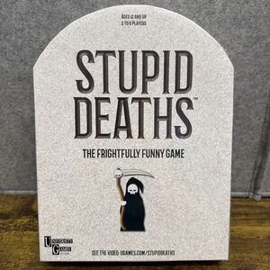 Stupid Deaths The Frightfully Funny Board Game Brand New Sealed University Games